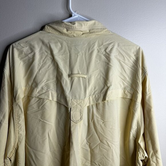 ExOfficio Shirt Mens XL Adventure Vented Utility Flap Pocket Button Long Sleeve - Picture 12 of 12